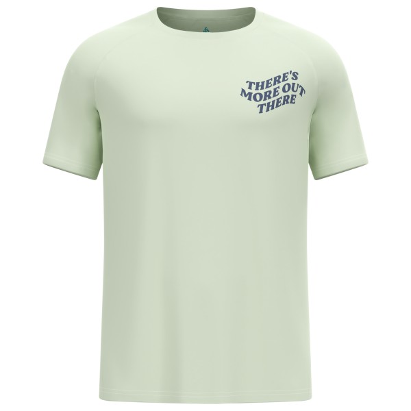 Odlo - Essential Print-T-Shirt Crew Neck S/S - Laufshirt Gr L grün Odlo - Essential Print-T-Shirt Crew Neck S/S - Laufshirt Gr L grün von Odlo
