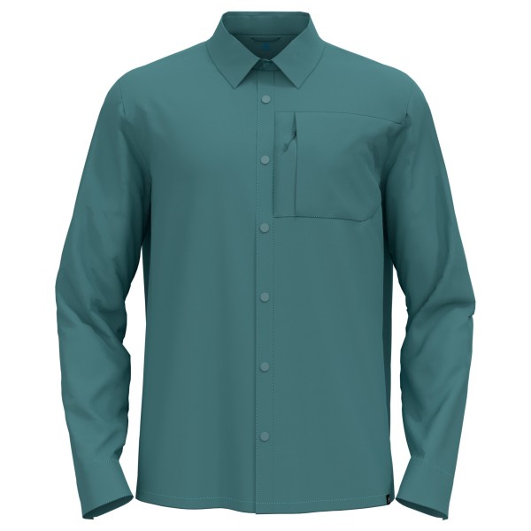 Odlo - Essential Shirt L/S - Hemd Gr M;S grau;türkis von Odlo