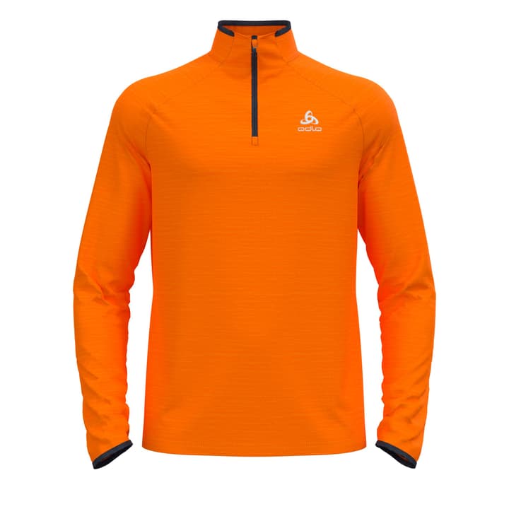 Odlo Essential Thermal Mid Layer 1/2 Zip Langarmshirt orange von Odlo