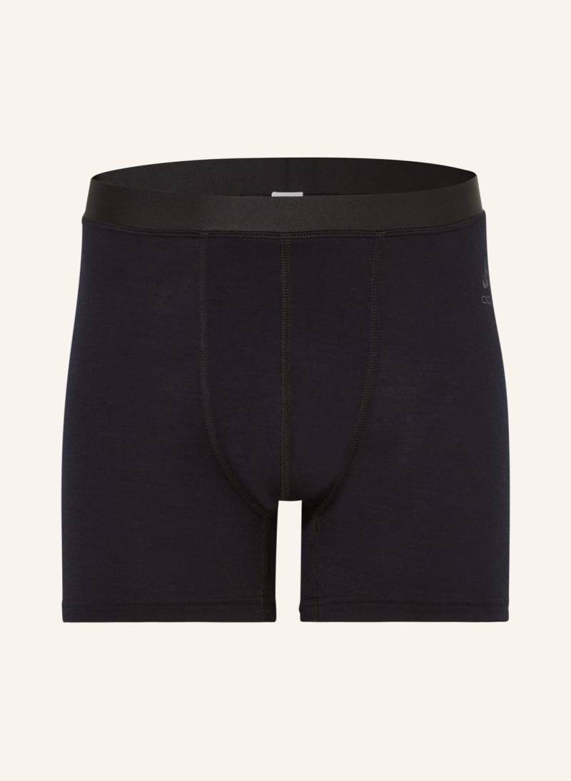 Odlo Funktionswäsche-Boxershorts Natural Merino 160 Aus Merinowolle schwarz von Odlo