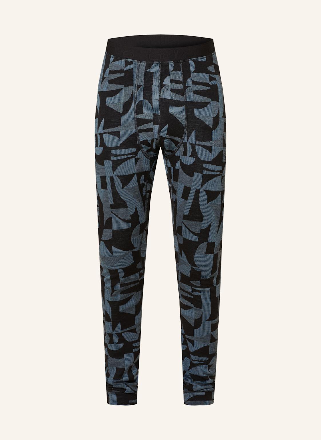 Odlo Funktionswäsche-Hose Merino Warm Jacquard blau Odlo Funktionswäsche-Hose Merino Warm Jacquard blau von Odlo