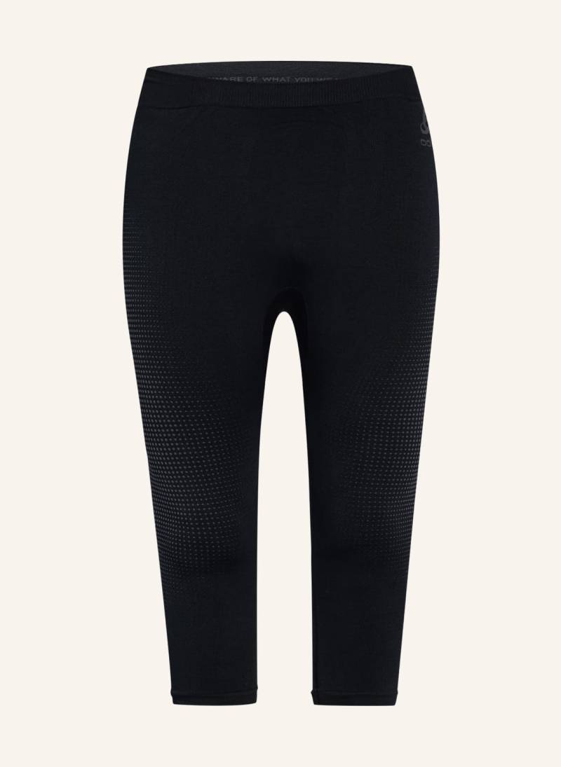 Odlo Funktionswäsche-Hose Performance Warm Eco Mit Verkürzter Beinlänge schwarz von Odlo