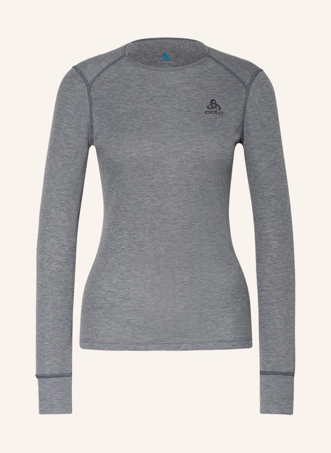 Odlo Funktionswäsche-Shirt Active Warm Eco grau Odlo Funktionswäsche-Shirt Active Warm Eco grau von Odlo