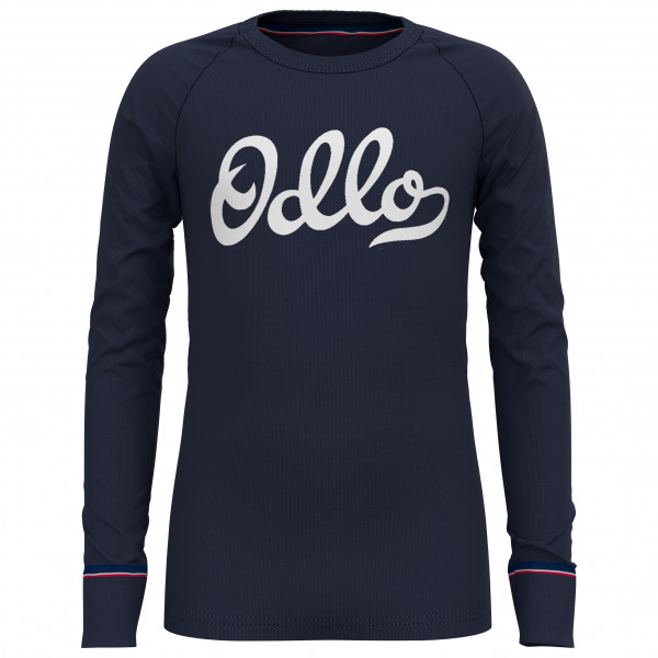 Odlo - Kid's BL Top Crew Neck L/S Active Warm Original - Kunstfaserunterwäsche Gr 104;116;128;140;152;164 grau von Odlo