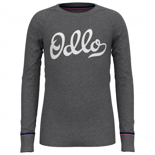 Odlo - Kid's BL Top Crew Neck L/S Active Warm Original - Kunstfaserunterwäsche Gr 104 grau von Odlo