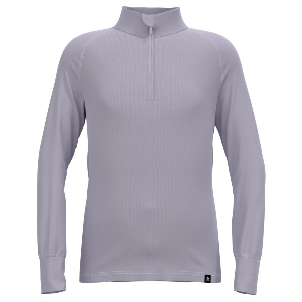 Odlo - Kid's BL Top Turtle Neck L/S Half Zip Active - Kunstfaserunterwäsche Gr 104 grau von Odlo