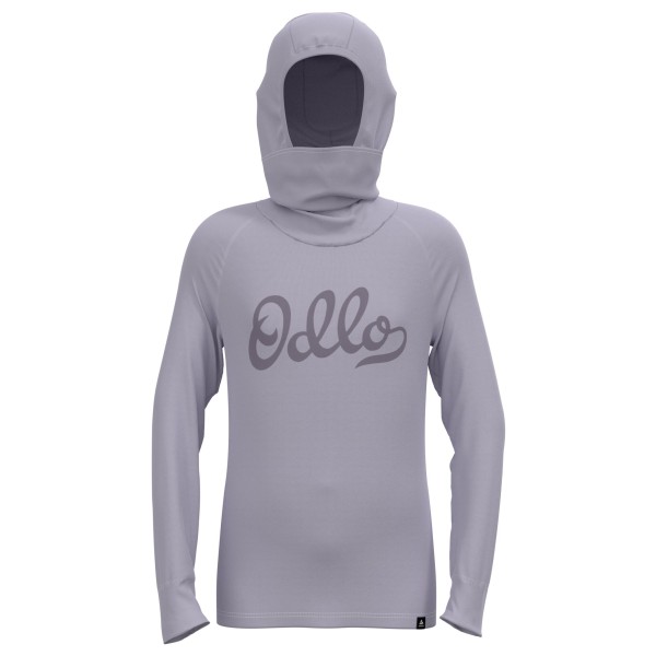 Odlo - Kid's BL Top With Facemask L/S Active Warm Eco - Kunstfaserunterwäsche Gr 104 grau von Odlo