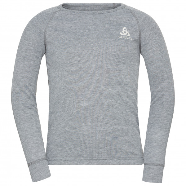 Odlo - Kid's Base Layer Top Crew Neck L/S Active Warm Eco - Kunstfaserunterwäsche Gr 104;116;140 blau;grau;schwarz von Odlo