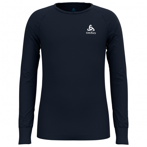 Odlo - Kid's Base Layer Top Crew Neck L/S Active Warm Eco - Kunstfaserunterwäsche Gr 140 blau von Odlo