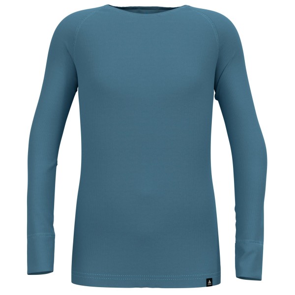 Odlo - Kid's Base Layer Top Crew Neck L/S Active Warm Eco - Kunstfaserunterwäsche Gr 164 blau von Odlo