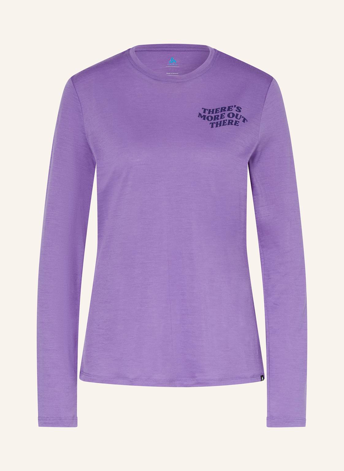Odlo Longsleeve Ascent Merino 160 lila von Odlo