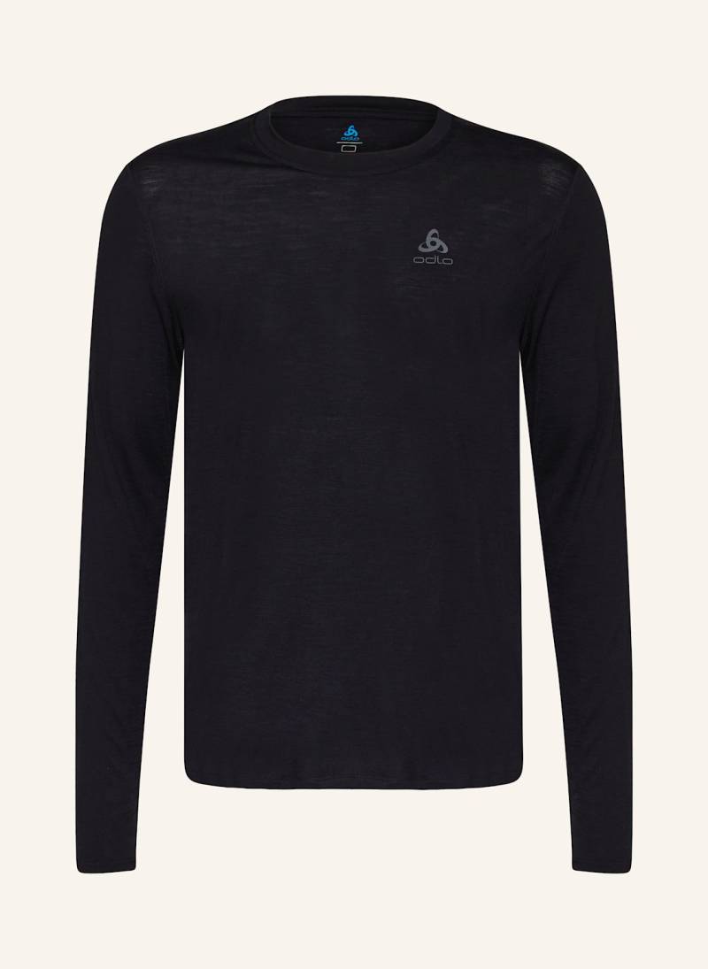 Odlo Longsleeve Merino 160 Aus Merinowolle schwarz von Odlo