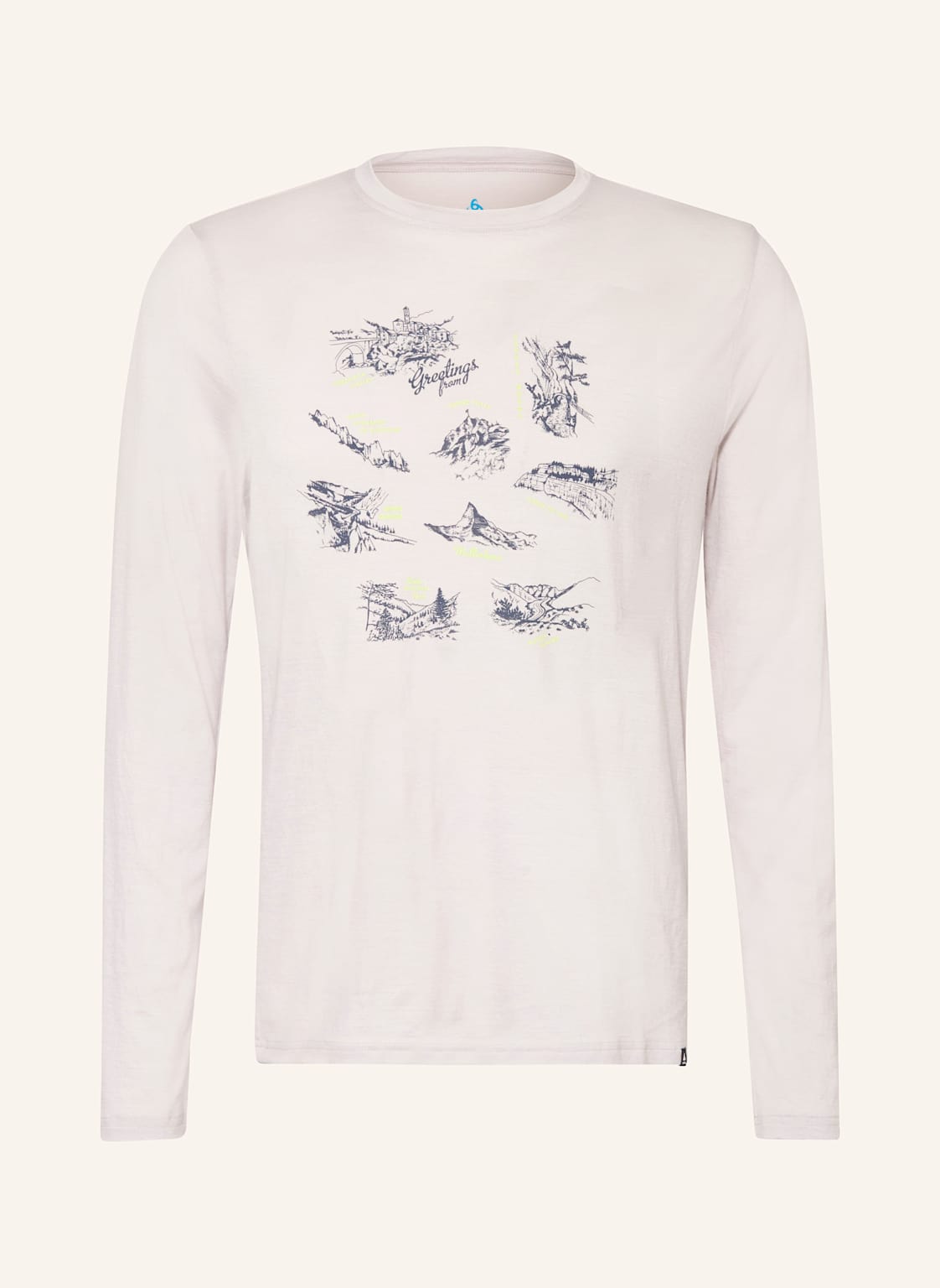 Odlo Longsleeve beige von Odlo