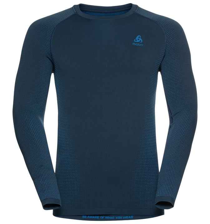 Odlo Performance Warm Eco Langarmshirt marine von Odlo