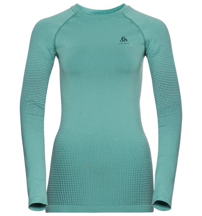 Odlo Performance Warm Eco Langarmshirt türkis von Odlo