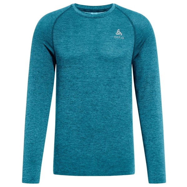 Odlo - T-Shirt Crew Neck L/S Essential Seamless - Funktionsshirt Gr L türkis von Odlo