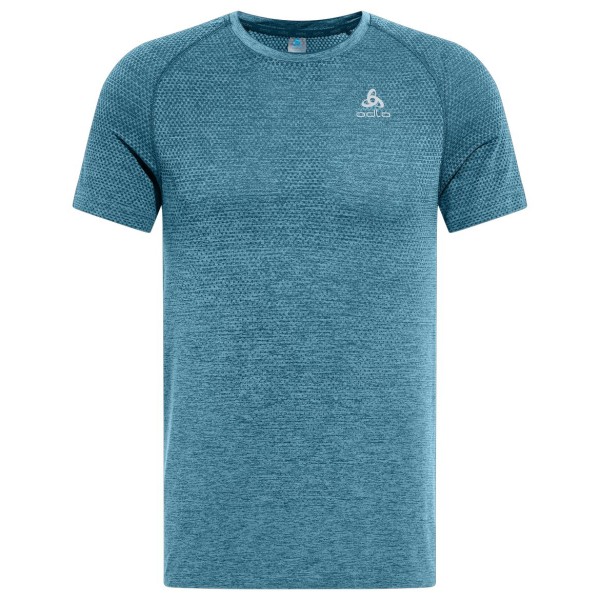 Odlo - T-Shirt S/S Crew Neck Essential Seamless - Funktionsshirt Gr L;M;S;XL;XXL blau;grau;oliv Odlo - T-Shirt S/S Crew Neck Essential Seamless - Funktionsshirt Gr L;M;S;XL;XXL blau;grau;oliv von Odlo