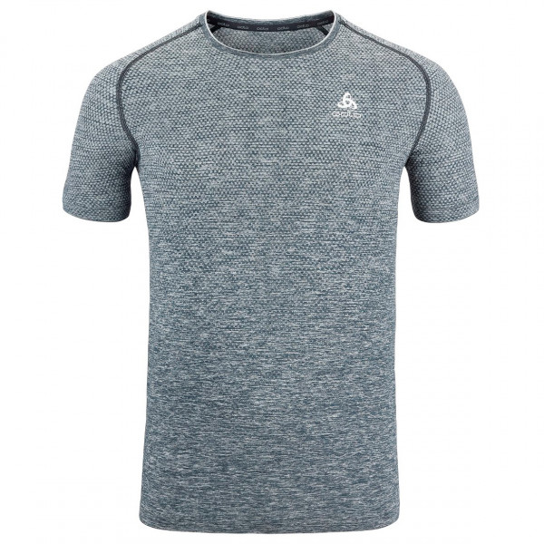 Odlo - T-Shirt S/S Crew Neck Essential Seamless - Funktionsshirt Gr L grau von Odlo