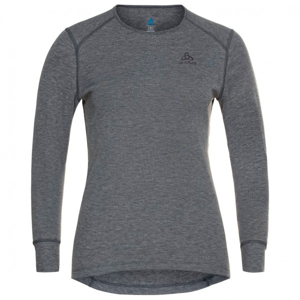 Odlo - Women's BL Top Crew Neck L/S Active Warm Eco - Kunstfaserunterwäsche Gr 3XL grau von Odlo