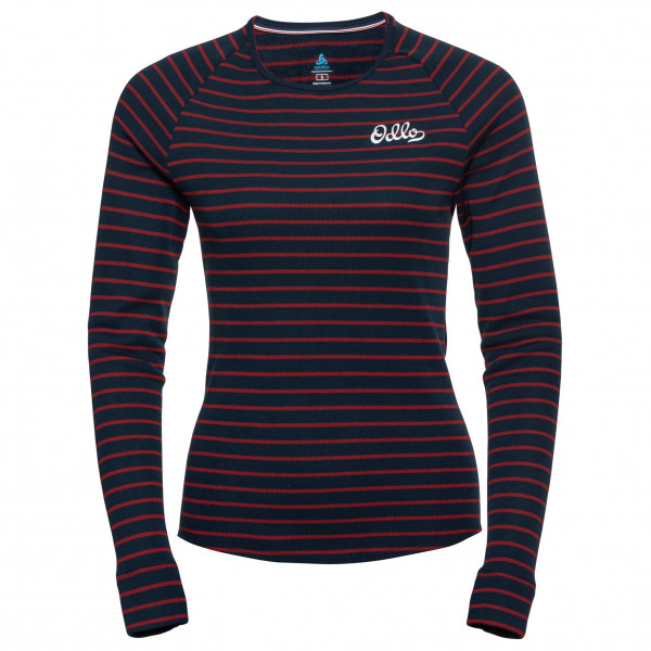 Odlo - Women's BL Top Crew Neck L/S Active Warm Original - Kunstfaserunterwäsche Gr XL blau von Odlo