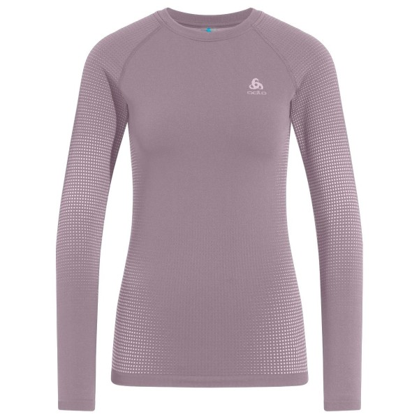 Odlo - Women's BL Top Crew Neck L/S Performance Warm Eco - Kunstfaserunterwäsche Gr L;M;S rosa;schwarz von Odlo