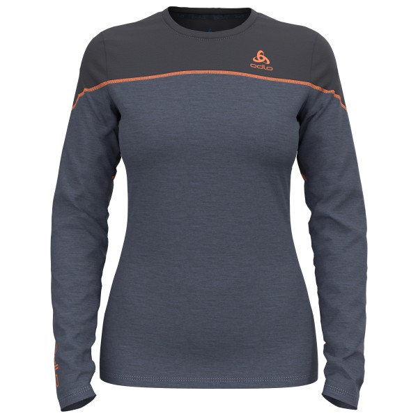 Odlo - Women's BL Top Crew Neck L/S Revelstoke Pw 150 - Merinounterwäsche Gr S;XS blau von Odlo