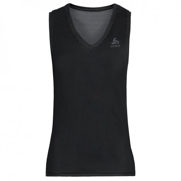 Odlo - Women's BL Top V-Neck Singlet Active F-Dry Light - Kunstfaserunterwäsche Gr L schwarz von Odlo