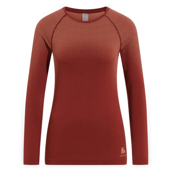 Odlo - Women's Baselayer L/S Performance Light Eco - Kunstfaserunterwäsche Gr L rot von Odlo