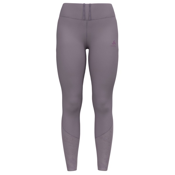 Odlo - Women's Essential Print Tights - Lauftights Gr L grau von Odlo