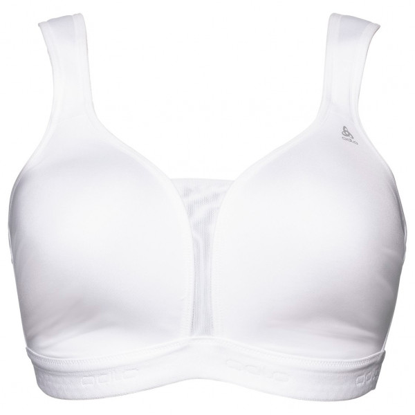 Odlo - Women's Sports Bra Padded High - Sport-BH Gr 70 - Cup B;80 - Cup D;80 - Cup E;85 - Cup C;85 - Cup D;90 - Cup B;90 - Cup C;95 - Cup D schwarz;weiß von Odlo