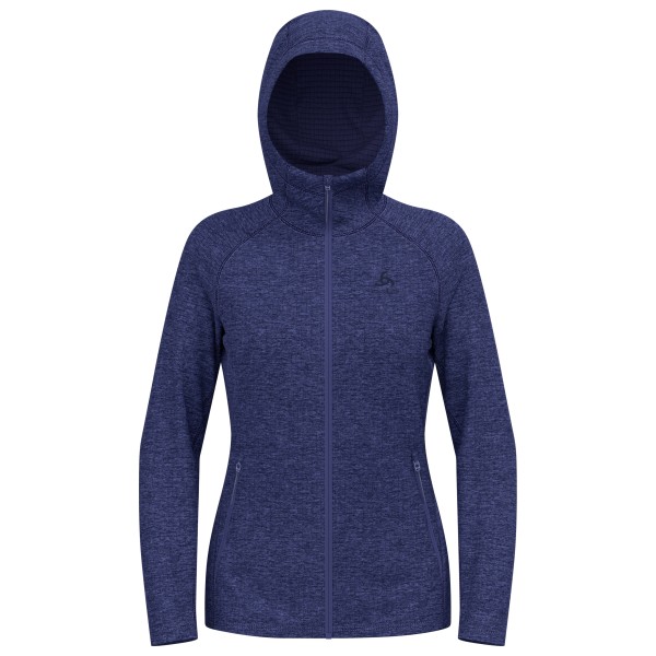 Odlo - Women's Tencia Mid Layer Hoody Full Zip - Fleecejacke Gr XL blau von Odlo