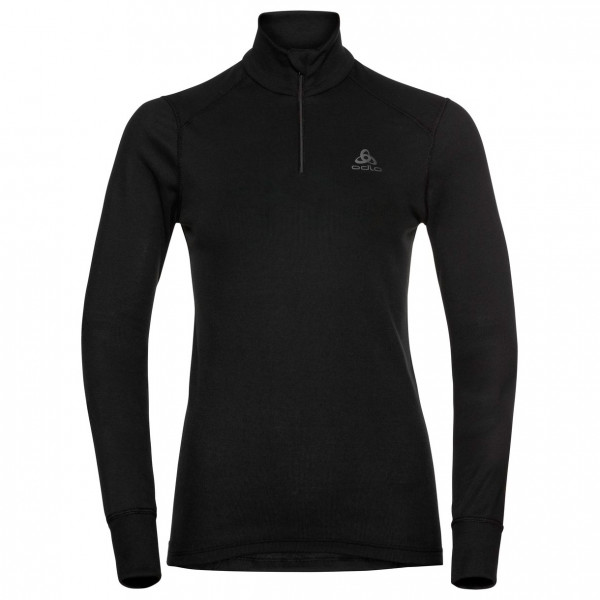 Odlo - Women's Top Turtle Neck L/S Half Zip Active Warm - Kunstfaserunterwäsche Gr XL schwarz von Odlo