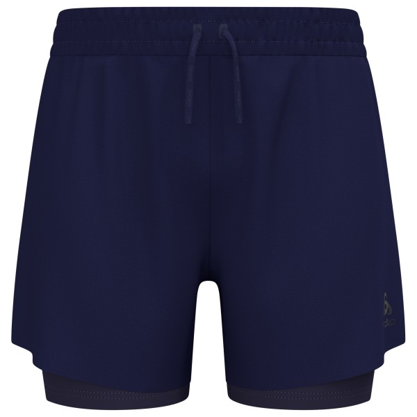 Odlo - Zeroweight 5'' 2-In-1 Short - Laufshorts Gr L blau von Odlo