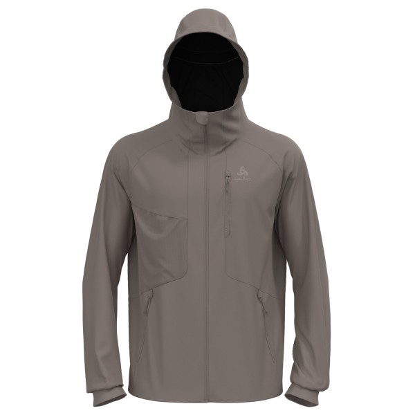 Odlo - Zeroweight Windproof X Warm Jacket - Langlaufjacke Gr L grau von Odlo