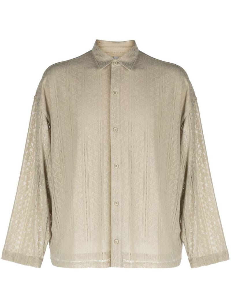 Off Duty Banners floral-lace shirt - Neutrals von Off Duty