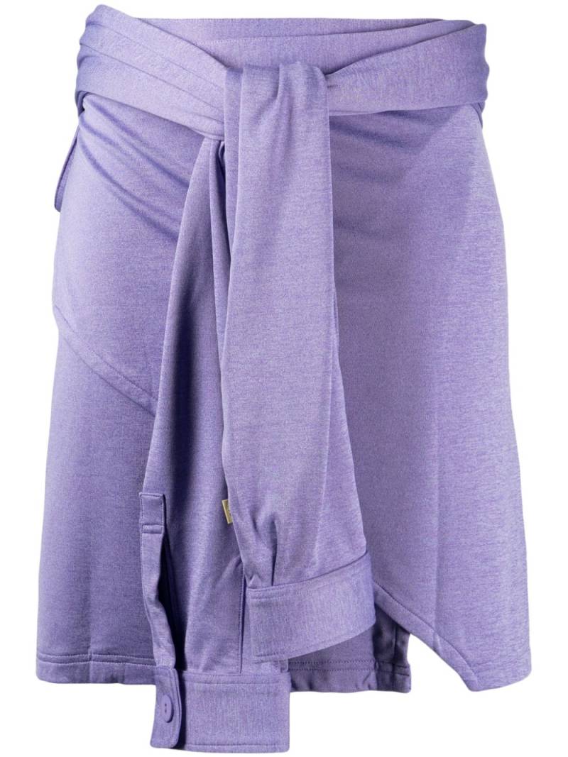 Off Duty Jones logo-embroidered skirt - Purple von Off Duty