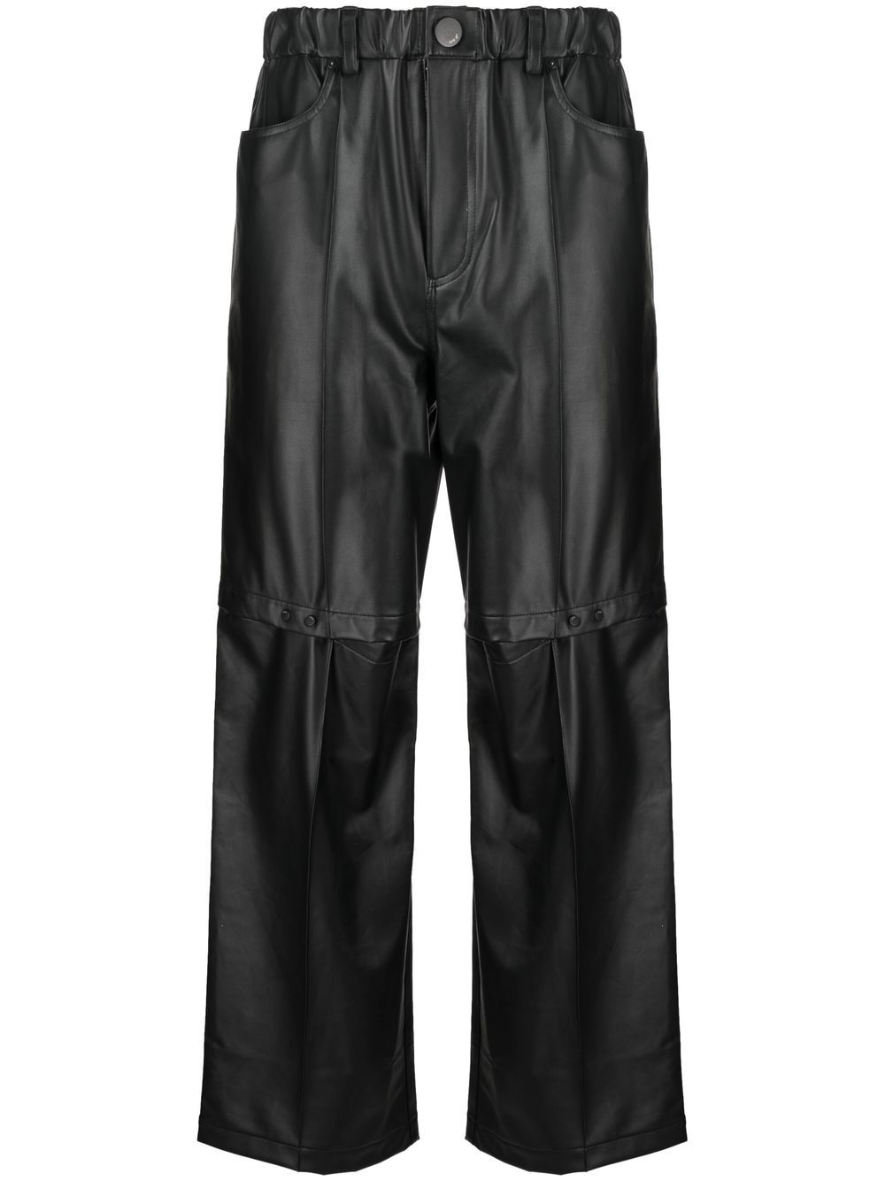 Off Duty Muna faux-leather trousers - Black von Off Duty