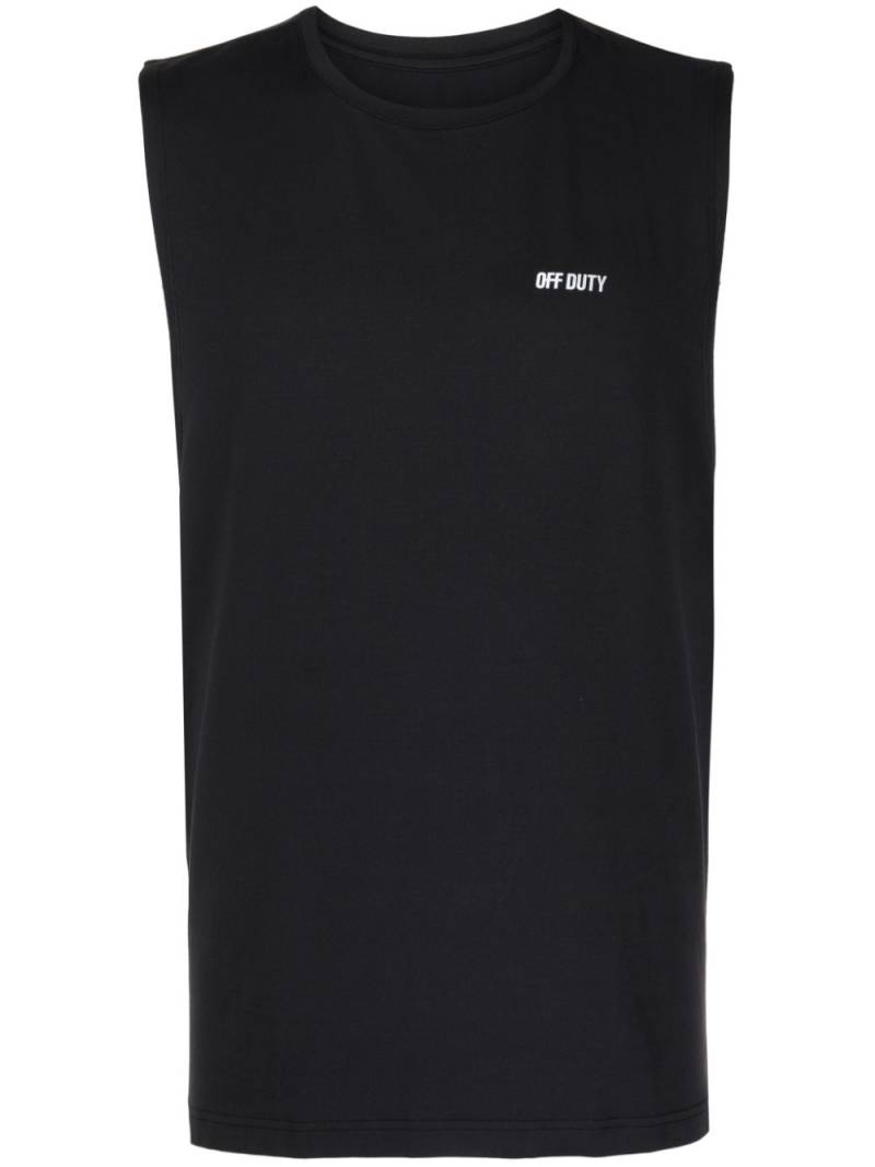 Off Duty Rigg Active muscle tank top - Black von Off Duty