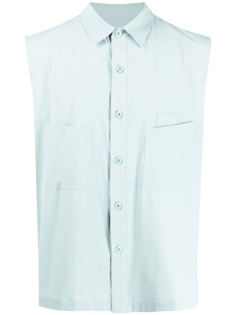 Off Duty sleeveless button fastened shirt - Green von Off Duty