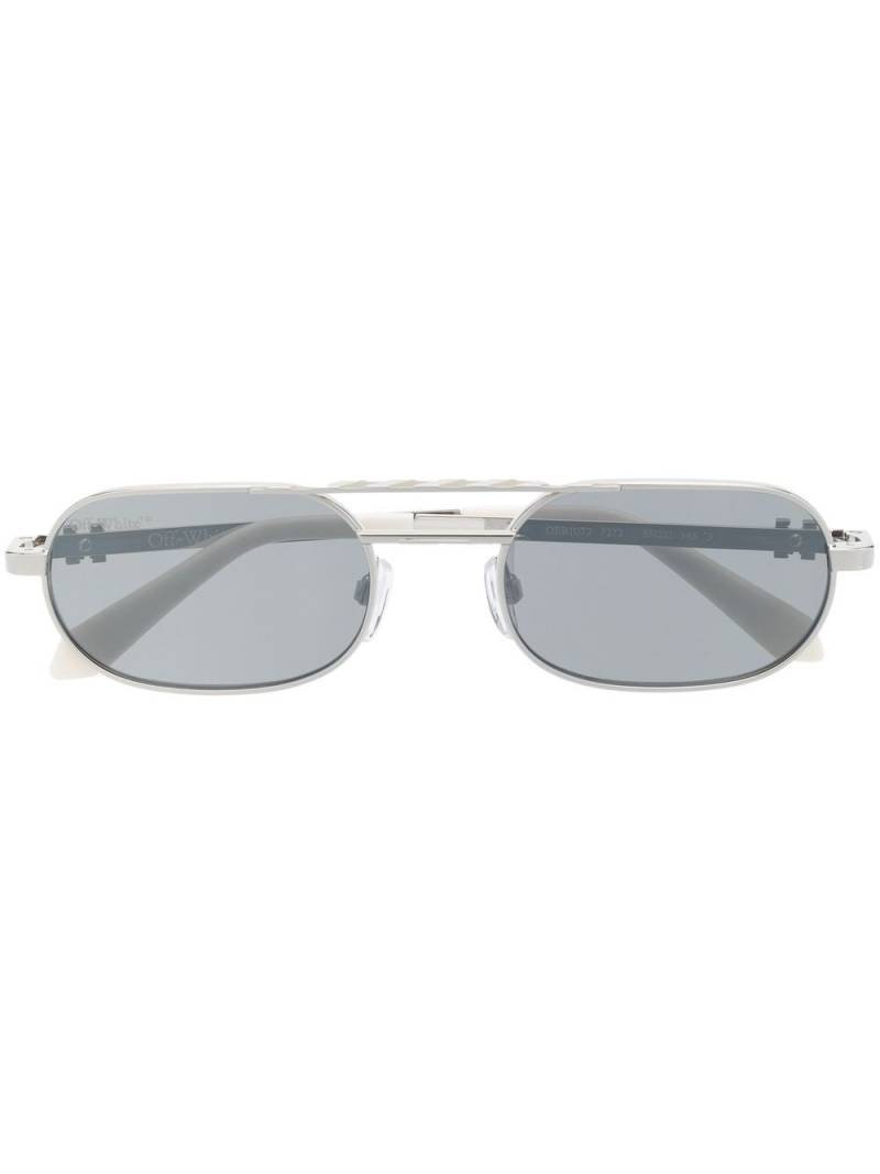 Off-White Eyewear Baltimore tinted sunglasses - Silver von Off-White Eyewear