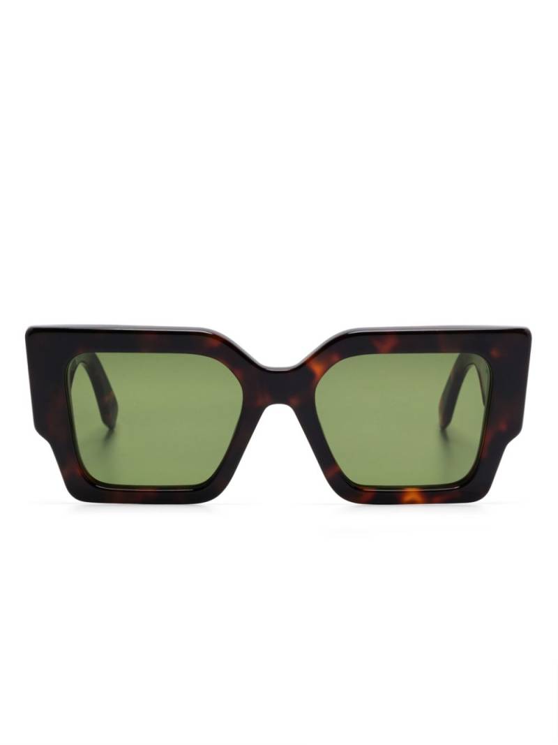 Off-White Eyewear Catalina sunglasses - Brown von Off-White Eyewear