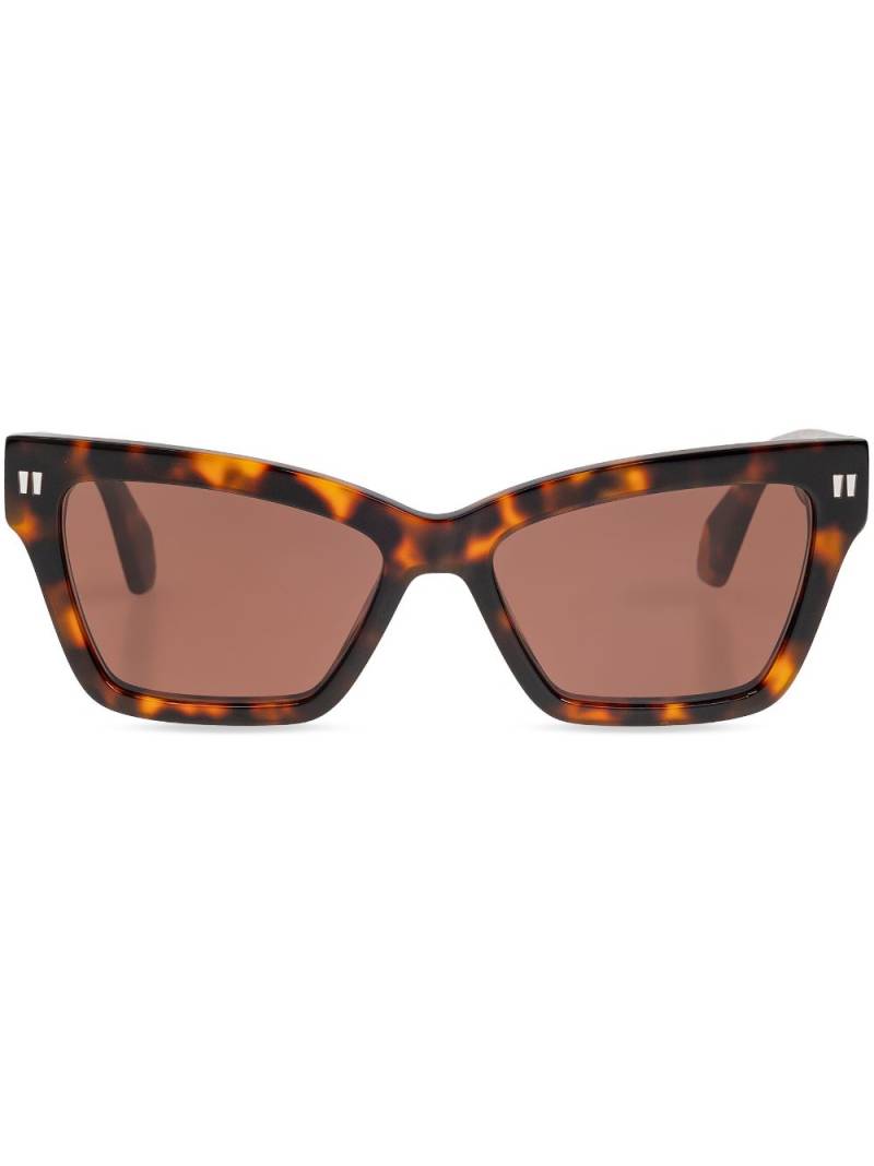 Off-White Eyewear Cincinnati sunglasses - Brown von Off-White Eyewear