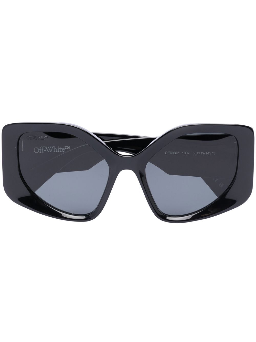 Off-White Eyewear Denver logo-print sunglasses - Black von Off-White Eyewear