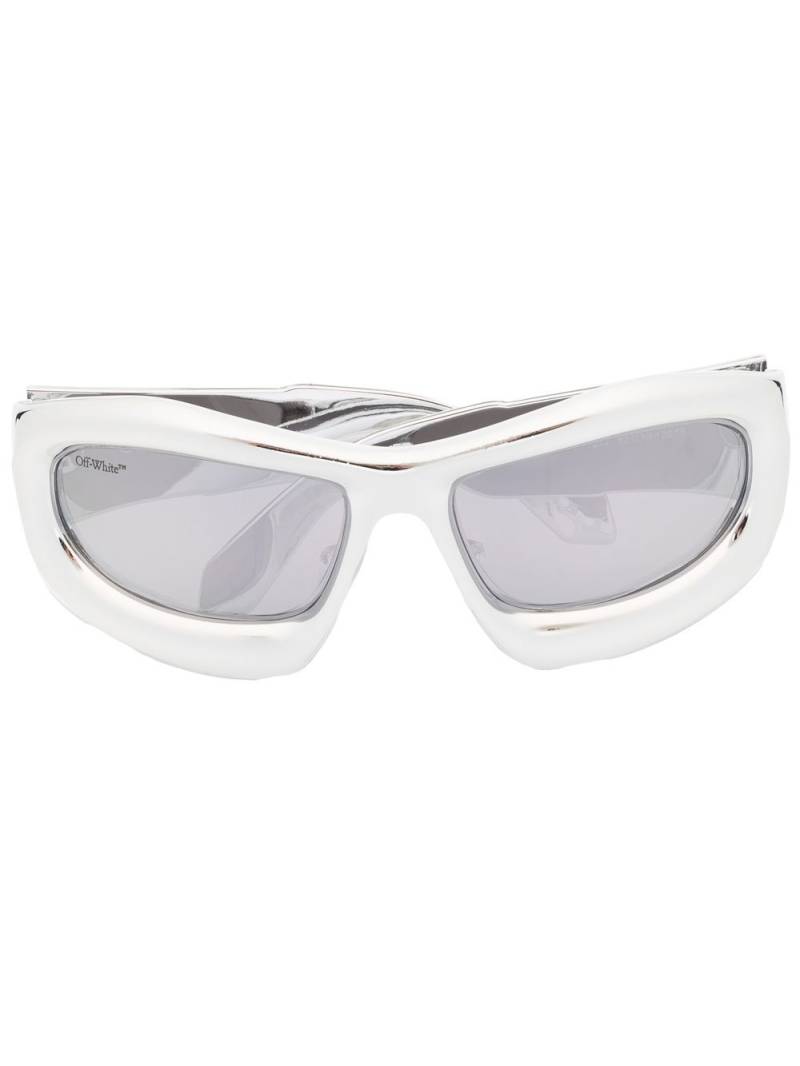 Off-White Eyewear Katoka square-frame sunglasses - Silver von Off-White Eyewear