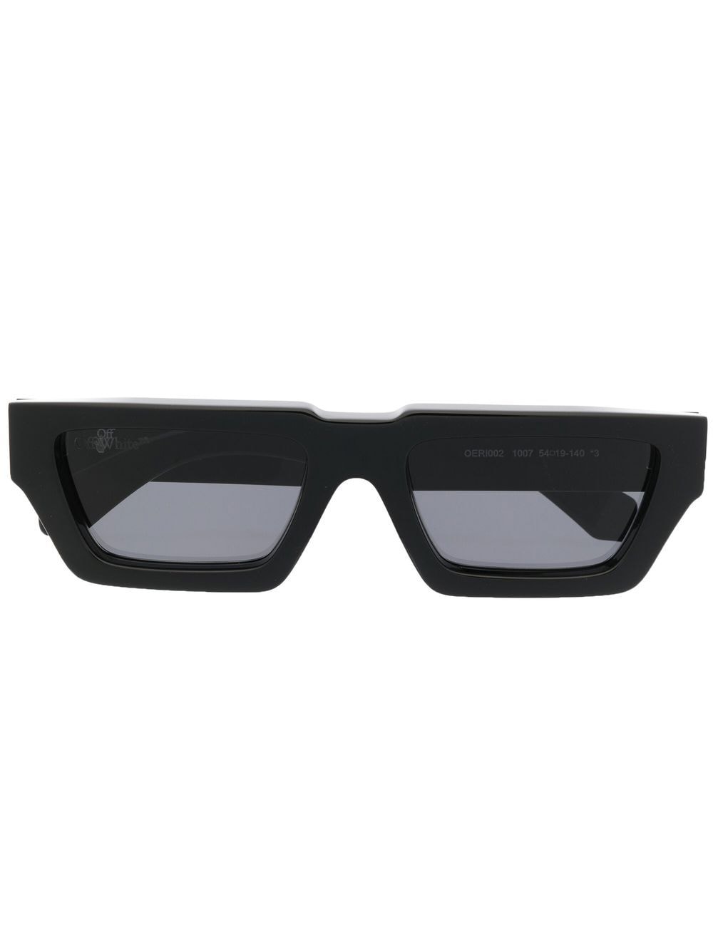 Off-White Eyewear Manchester rectangular-frame sunglasses - Black von Off-White Eyewear