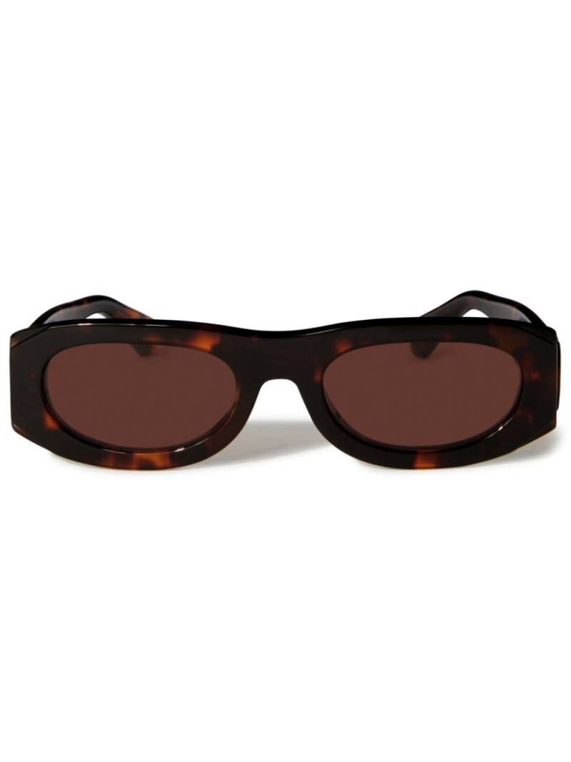 Off-White Eyewear Orlando sunglasses - Brown von Off-White Eyewear