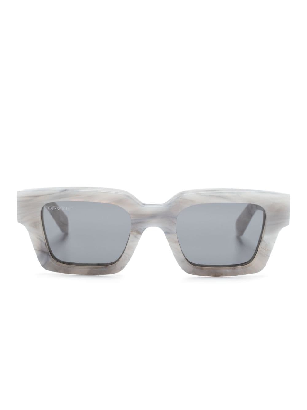 Off-White Eyewear Virgil rectangle-frame sunglasses - Grey von Off-White Eyewear