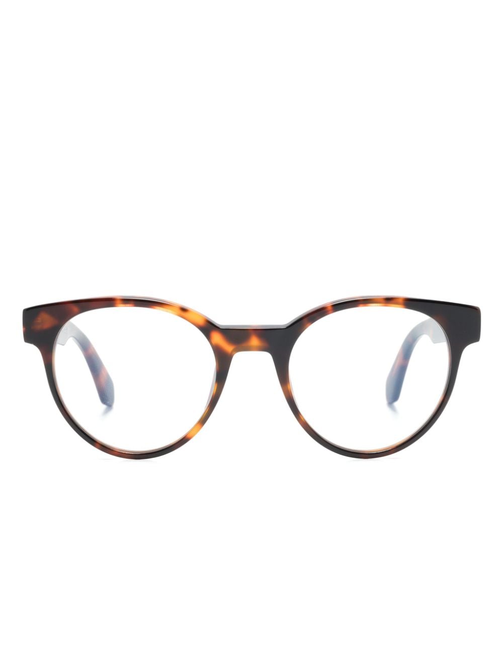 Off-White Eyewear round-frame glasses - Brown von Off-White Eyewear