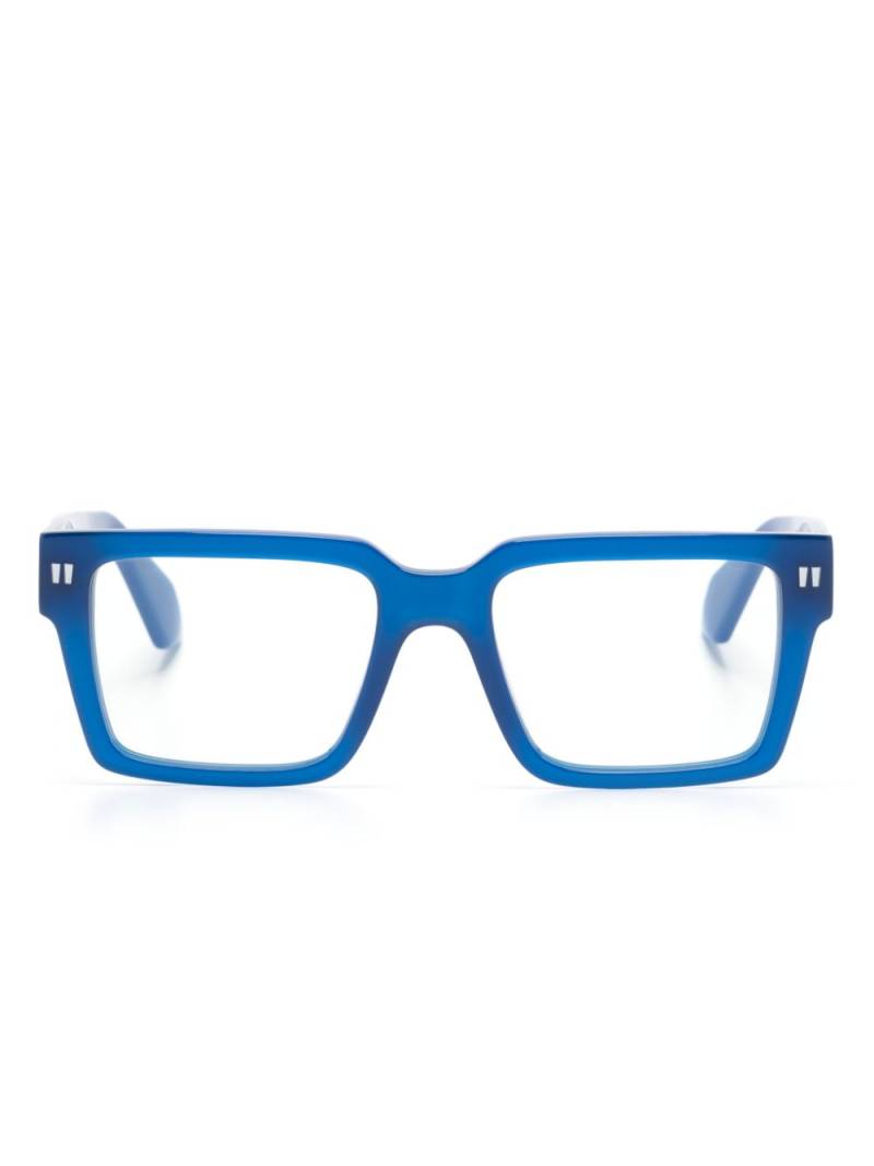 Off-White Eyewear square-frame glasses - Blue von Off-White Eyewear