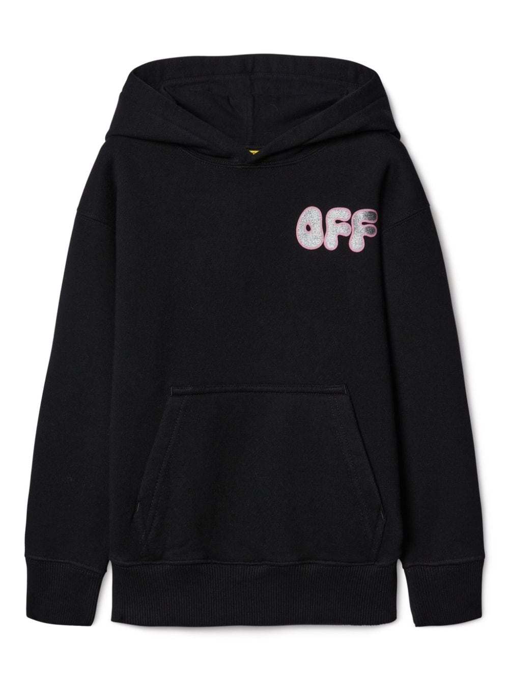 Off-White Kids Arrow Chunky cotton hoodie - Black von Off-White Kids